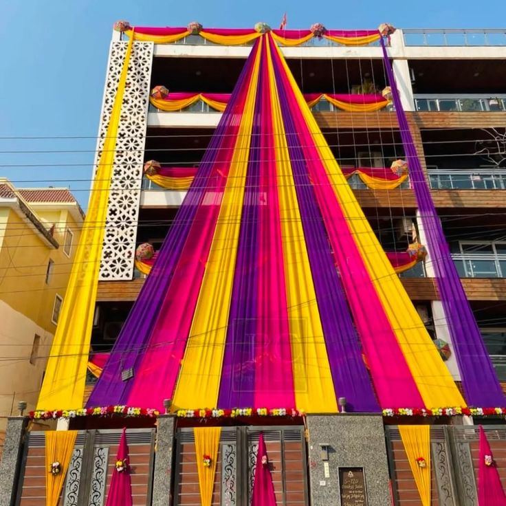 Beautiful tent decoration